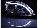 Přední světla, lampy Mercedes W220, classe S, 1998-2005, Tube Light, chrom, LPME96