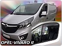 Plexi ofuky oken, deflektory Renault Trafic, Opel Vivaro 2014-