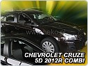 Plexi ofuky oken, deflektory, Chevrolet Cruze, 2009- hatchback, sedan, combi, přední