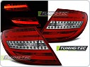 Zadní světla LED BAR, Mercedes W204, C-Classe, sedan, 2007-2010, červené, čiré LDME64