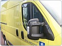 Plexi ofuky oken, deflektory, Fiat Ducato, 2006-, dlouhé