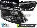 Přední světla, světlomety, lampy VW Polo 6R 2009-2014, LED DRL, černé black, LPVWN4