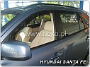 Plexi ofuky oken, deflektory, Hyundai Santa Fe, 2001-2006, přední