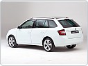 Práh pátých dveří nerez, lišta na nárazník Škoda Fabia 3 III, 2015- combi