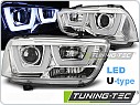 Přední světla Dodge Charger LX 2011-2015, U-LED Bar, chrom, LPDO13