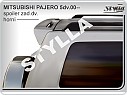 Stříška, zadní spoiler, Mitsubishi Pajero, 00- 5dveř