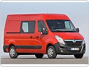 Gumové koberce, autokoberce sada OPEL Movano 2011-, Nissan NV400 2010-