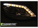 Přední světla Seat Ibiza 2008-2012, LED + LED blinkr, chrom, LPSE33