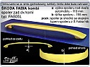 Škoda Fabia 1, hatchback, combi, Stříška, zadní spoiler