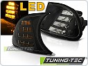 Přední blinkry BMW E46 coupe, cabrio, 1998-2001, LED černé black KPBM53