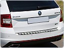 Práh pátých dveří nerez, lišta na nárazník Škoda Octavia 3 III RS, 2013- combi