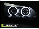 Přední světla angel eyes CCFL BMW E60,E61 2003-2007 černé