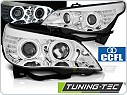 Přední světla angel eyes CCFL BMW E60,E61 2003-2007 chrom