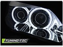 Přední světla angel eyes CCFL BMW E60,E61 2003-2007 chrom