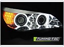 Přední světla angel eyes CCFL BMW E60,E61 2003-2007 chrom