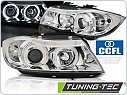 Přední světla angel eyes CCFL BMW E90,91 2005-2008 chrom