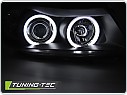 Přední světla angel eyes CCFL BMW E90,91 2005-2008 černá