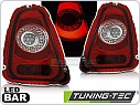 Zadní světla LED BAR BMW Mini Cooper R56,R57 2010-2014 červená