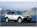 Gumové koberce, autokoberce sada BMW X3 E83, 2003-2011