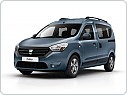 Gumové koberce, autokoberce sada Dacia Dokker 2012- 5míst