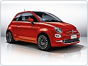 Gumové koberce, autokoberce sada FIAT 500 2008-/2015-, FIAT 500 Hybrid 2020-