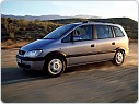 Gumové koberce, autokoberce sada OPEL Zafira A 1999-2004, 5.míst