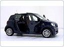 Gumové koberce, autokoberce sada SMART ForFour 2015-