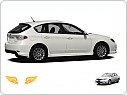 Vana do kufru LUX s protiskluzem Subaru Impreza 2007-2014 hatchback