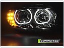 Přední světla s LED Angel Eyes BMW 3 E90, E91 2005-2011 černá