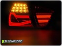 Zadní světla BMW E90, 2005-2008, červné, bílé, LED BAR