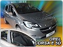 Plexi ofuky, deflektory Opel Corsa D,E 5dveř. přední + zadní