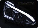 Přední světla Peugeot 208, 2012-2015, led tube light, chrom