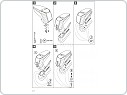 Loketní opěrka LUX 2 Fiat Grande Punto, Punto Evo, Linea 2006-, černostříbrná, vyhřívaná sedadla