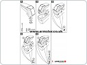 Loketní opěrka LUX 2 Hyundai i30, 2007-2011, černostříbrná