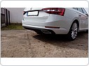 Škoda Superb III - spoilery zadního difuzoru ve stylu výfukových koncovek RS - výprodej