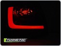 Zadní světla VW Polo 2009-2013, červeno kouřové, LED BAR