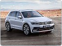 VW Tiguan II 2016-  NEREZ chrom lišta přední masky + lišty nad světla ve stylu R-Line - OMTEC