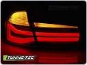 Zadní světla BMW F30, 2011-2015, led bar, červené, kouřové