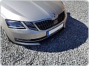 Škoda Octavia III Facelift 2017-  nástavec předního nárazníku GLOSSY BLACK