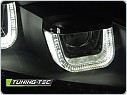 Přední světla VW Golf 6, 2008-2012, u-type s led dynamickým blinkrem, černá