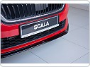 Škoda Scala - přední plastový spoiler DTM - V3 - basic