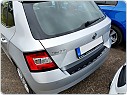 Škoda Fabia III HB facelift 2018- ochranný panel zadního nárazníku - Design VV - GLOSSY BLACK